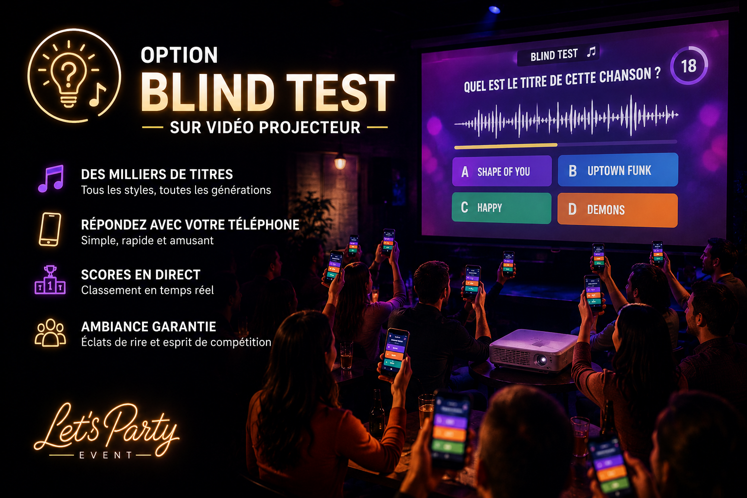 Blind test interactif